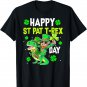 Happy St Pat Trex Day Dino St Patricks Day Toddler Boys Kids T-Shirt