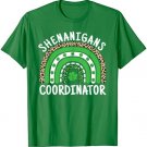 Shenanigans Coordinator Teacher St Patricks Day Cute Rainbow T-Shirt