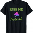 Bisexual Pride Flag for Saint Patricks Day Kiss Me T-Shirt