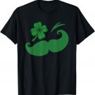 ST. PATRICK'S DAY WINKING SHAMROCK MUSTACHE T-Shirt