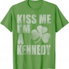 Kiss Me I'm A Kennedy Family Heritage Irish St Patricks Day T-Shirt