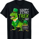Happy St Pat Trex Day Dino St Patricks Day 2022 Toddler Boys T-Shirt