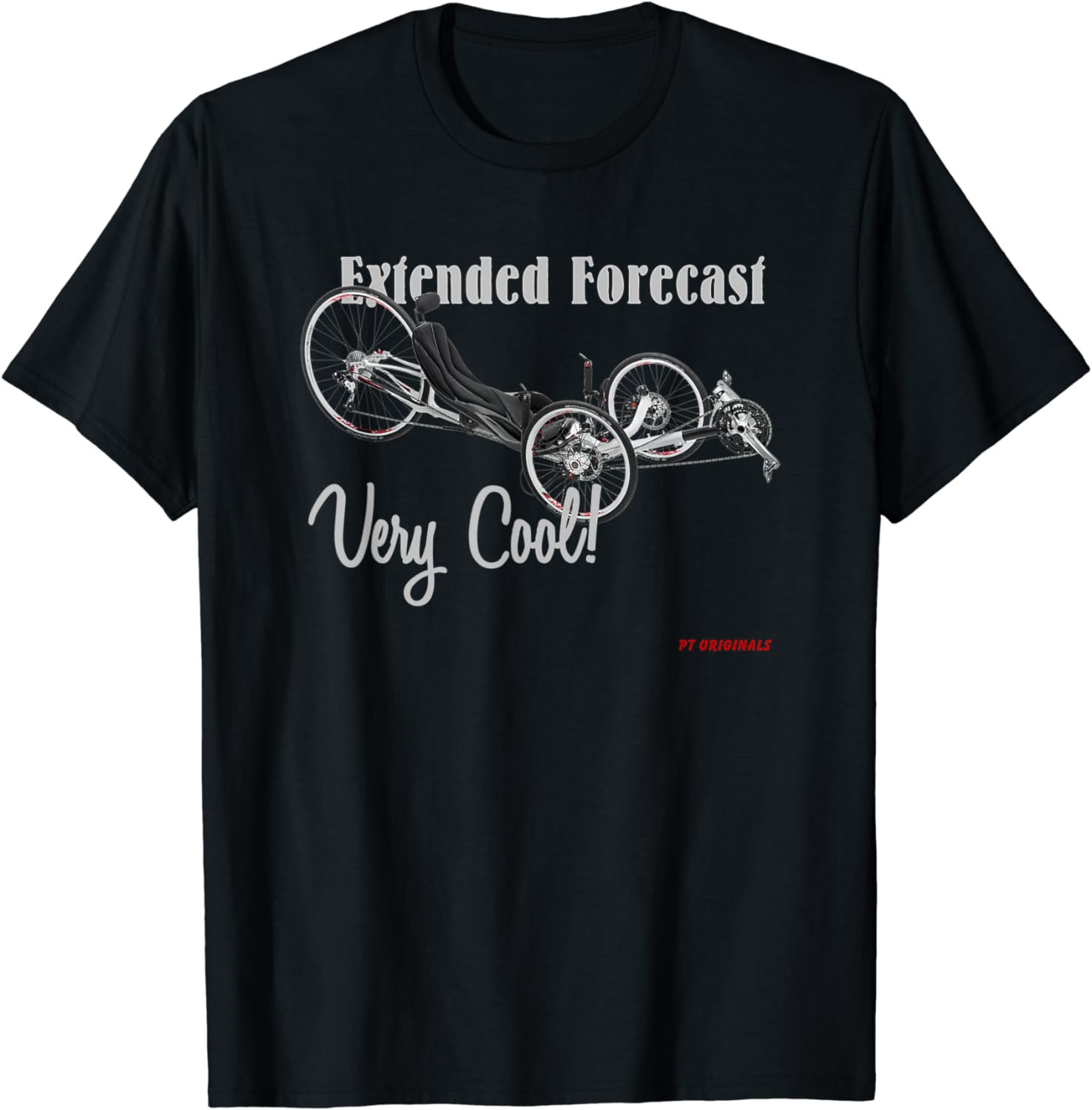 Recumbent Trike Extended Forecast Tee