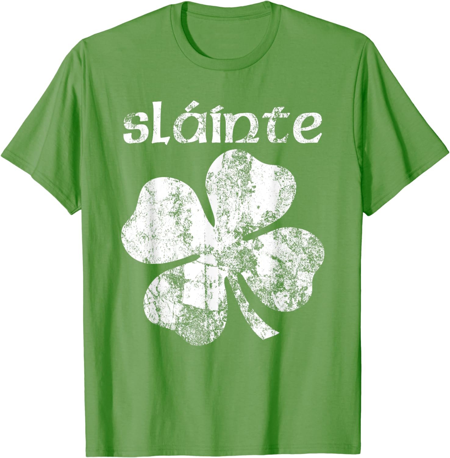 Vintage Slainte Cute Cheers Good Health Fun St Patricks Day T-Shirt