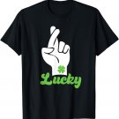 lucky shamrock heart st patrick's day parade clover holiday T-Shirt