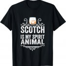 Scotch Is My Spirit Animal Funny Whiskey Drinking T-Shirt -