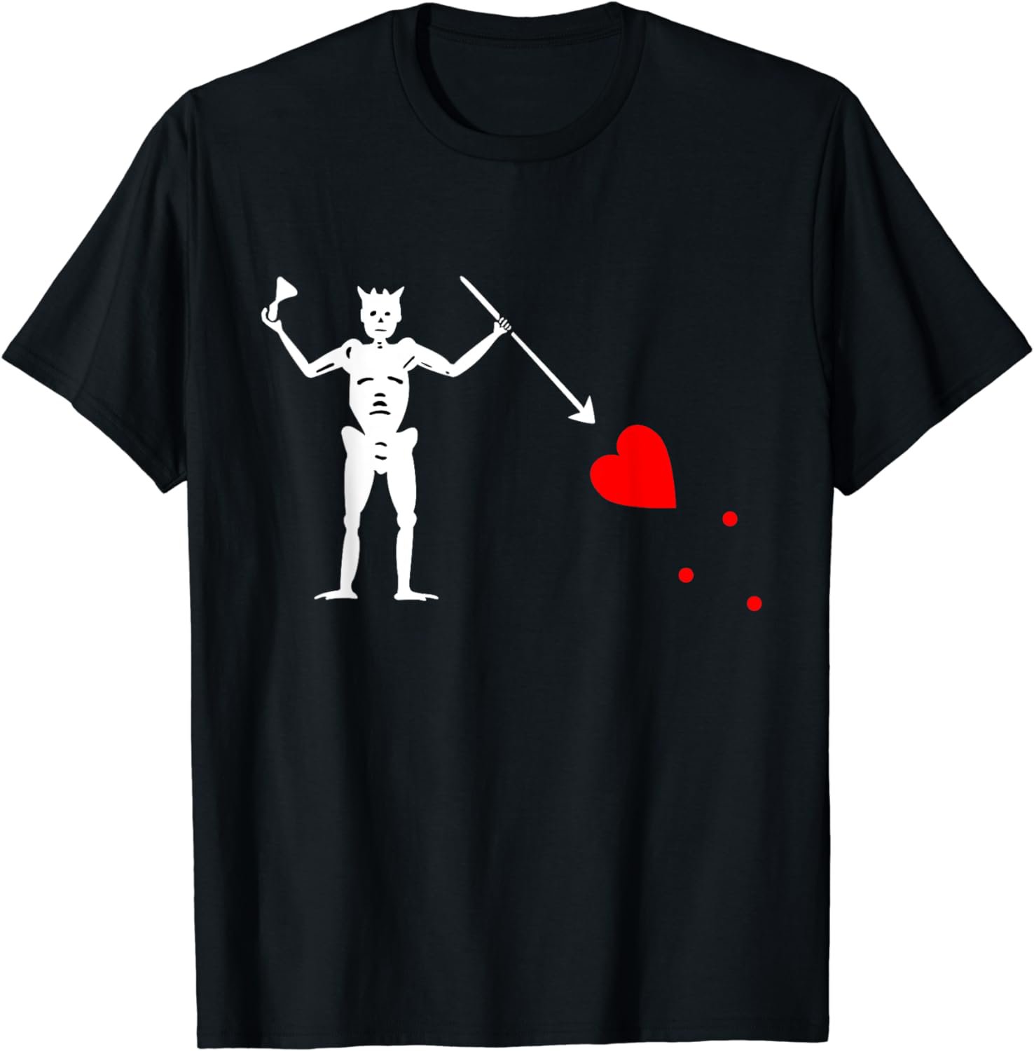 Blackbeard's Jolly Roger Pirate Flag T-Shirt