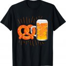 PRETZEL AND BEER MUG COMBO T-SHIRT: OKTOBERFEST T SHIRT T-Shirt