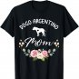 Dogo Argentino Dog Mom Silhouette Mother's Day T-Shirt
