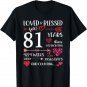 Loved And Blessed For 81 Years Old 81st Birthday Mothers Day T-Shirt