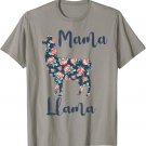 Mama Llama-Shirt Best Mom Mother Day Ever Gift Funny Women T-Shirt