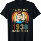 Mother's Day 85th birthday Gift ideas for women Best of 1938 T-Shirt