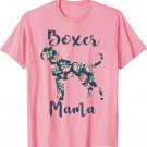 Boxer Dog Mom Shirt Women Boxer-Mama Mother Day Lover Gift T-Shirt