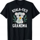 Koalafied Grandma Koala Bear Sunflower Floral Mothers Day T-Shirt