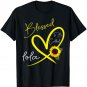 Blessed To Be Called Lola Sunflower Heart Mother's Day T-Shirt