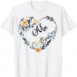 Best Ma Ever Heart Flower Blessed Grandma Mother's Day T-Shirt