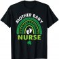 Rainbow Postpartum Mother Baby Nurse St Patrick's Day T-Shirt