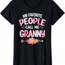 My Favorite People Call Me Granny Mothers Day Grandma Gift T-Shirt