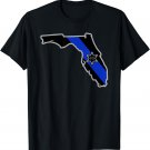 Florida Deputy Sheriff T Shirt Thin Blue Line Deputy Sheriff