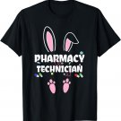 Funny Pharmacy Technician Bunny Pharmacist Happy Easter Day T-Shirt