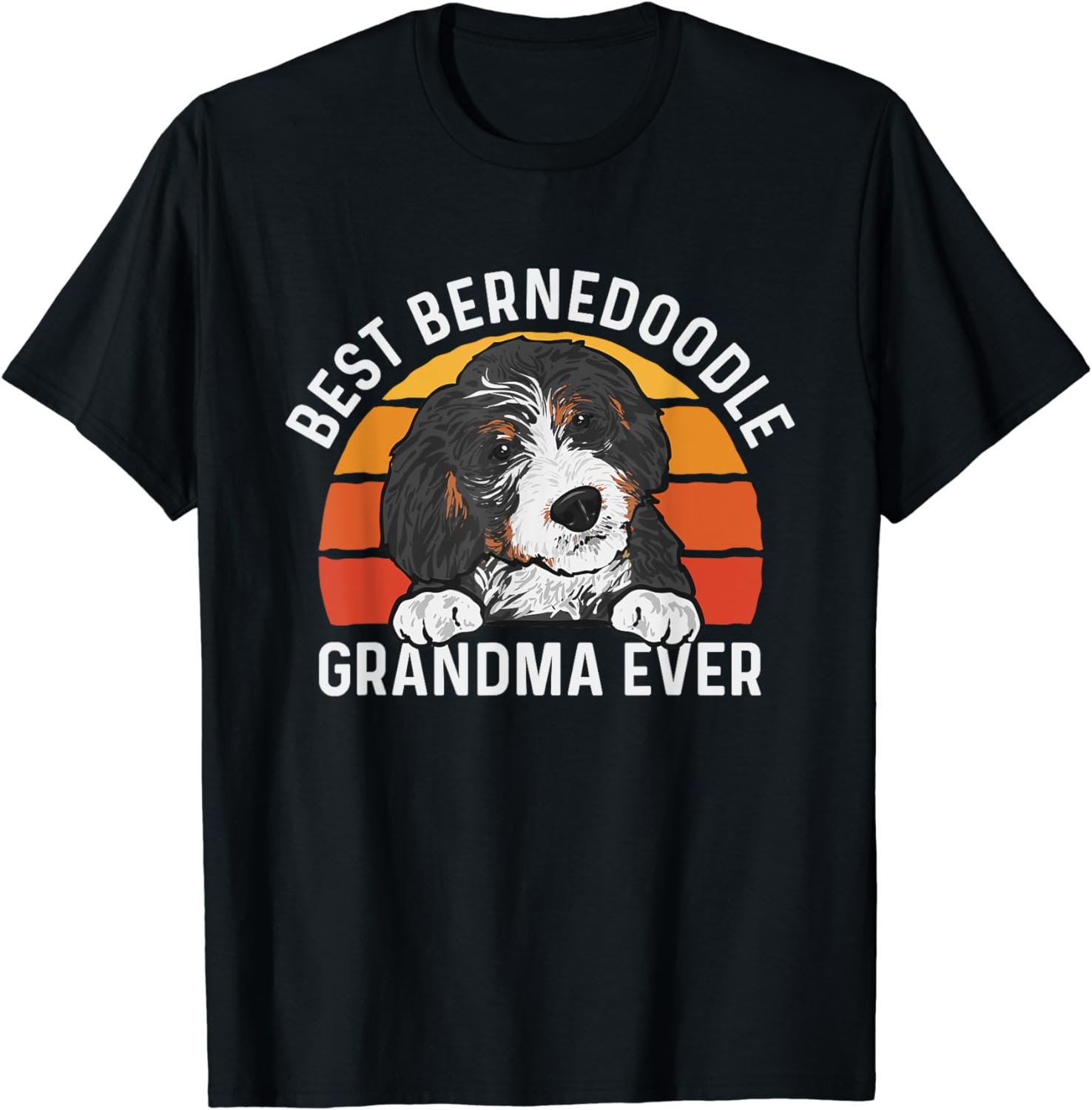 Bernedoodle Dog Mom Best Bernedoodle Grandma Ever T-Shirt