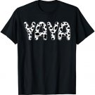 Cow Yaya Birthday Family Matching Mothers Day Boy Girl Farm T-Shirt