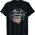 Womens Best Nanny Ever Mother's Day Gift Grandma,Auntie T-Shirt