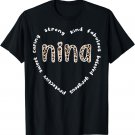 Nina Heart | Nina Grandmother Appreciation Nina Grandma T-Shirt