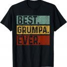 Mens Vintage Best Grumpa Ever Dad - Papa Father's Day Gift T-Shirt