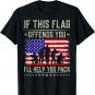 If This Flag Offends You I'll Help You US Flag Veterans Day T-Shirt