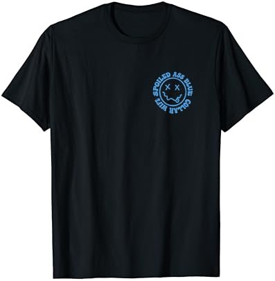 Somebodys Spoiled Blue Collar Wife Groovy Mother's Day T-Shirt
