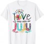 Womens I Love Being Called Juju Sunflower Mother's Day T-Shirt
