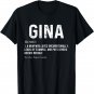 Personalized Gina Mom Noun Firstname Mothersday T-Shirt