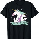 Mamacorn Unicorn Mama Maternity Family Mother's Day Gift T-Shirt