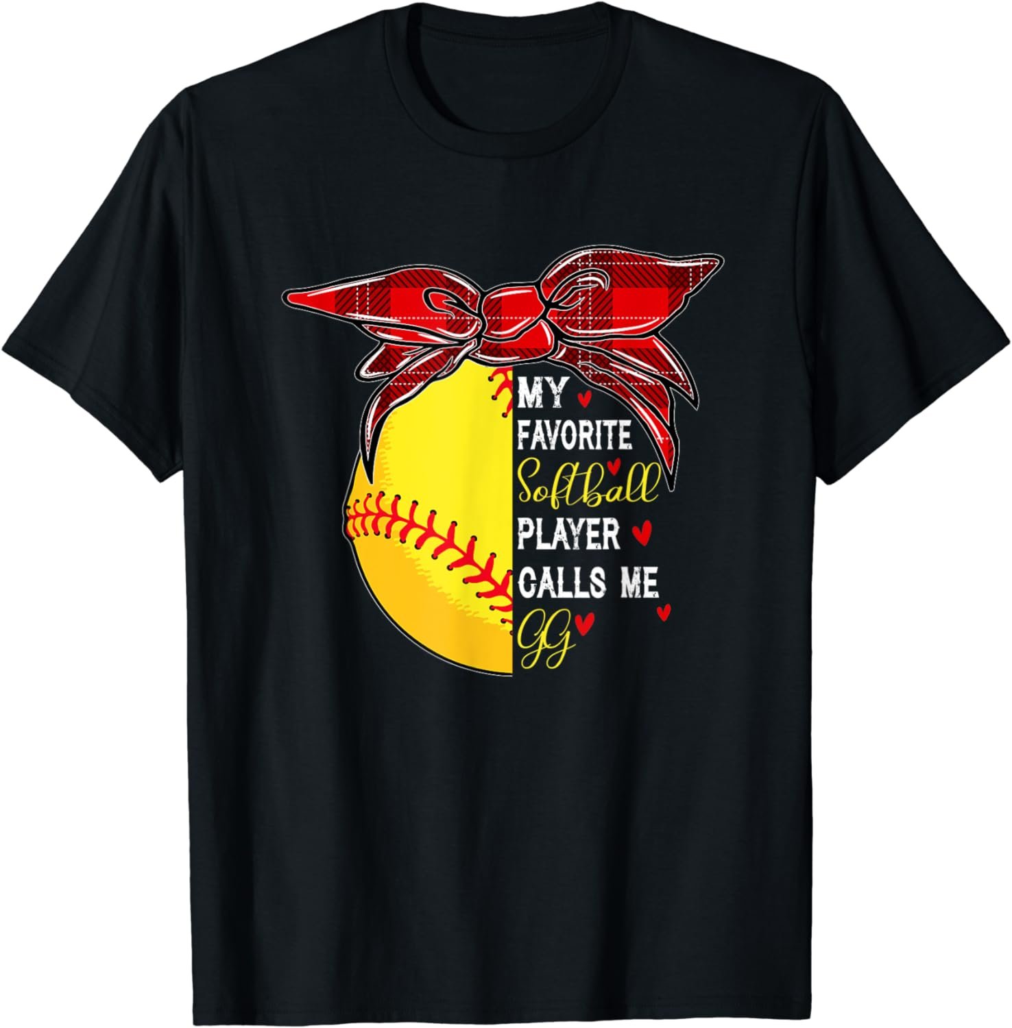 My Favorite Player Call Me Softball GG Mother's Day Gifts T-Shirt