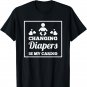 Humorous Changing Diapers Is My Cardio Mommas Tee Shirt Gift T-Shirt