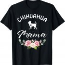 Chihuahua Dog Mama Silhouette Mom Mother's Day T-Shirt