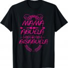 Womens Mama Abuela Bisabuela Spanish Mother's Day Christmas T-Shirt