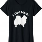 Funny Pom Pomeranian Lover Dog Mom Mommy Pom Lover T-Shirt