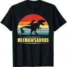 Meemaw Saurus T Rex Dinosaur Funny Mother's Day T-Shirt