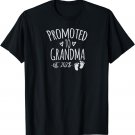 Promoted To Grandma Est 2023 Leopard Rainbow Mother, Day T-Shirt