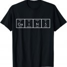 Mens Gains- Periodic Table funny Science Shirt for Workouts