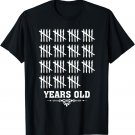 Tally Marks Tee-Funny 75 Years Yrs Old 75th Birthday T-Shirt