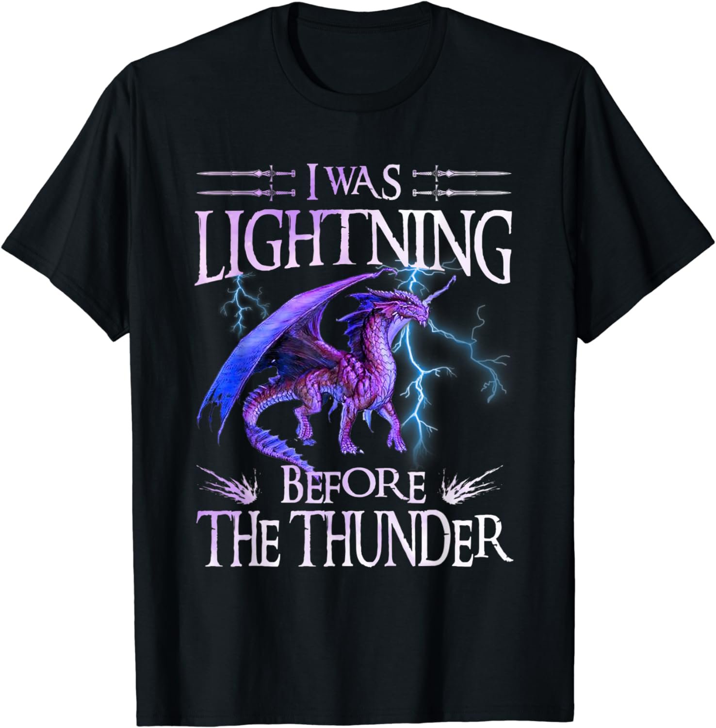Lightning Thunder Dragon Shirt Dragon Lover Men Women Kid T-Shirt