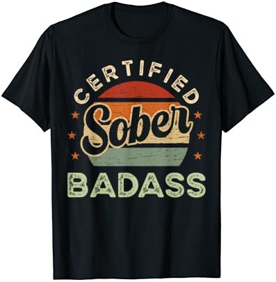 Sober I Sobriety Wine AA Anonymous Drinking Party T-Shirt