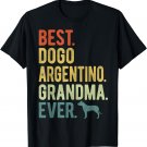 Best Dogo Argentino Grandma Ever Dog Lovers Mother's Day T-Shirt