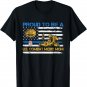 US Army Proud Combat Medic Mom Veteran Medical Military Flag T-Shirt