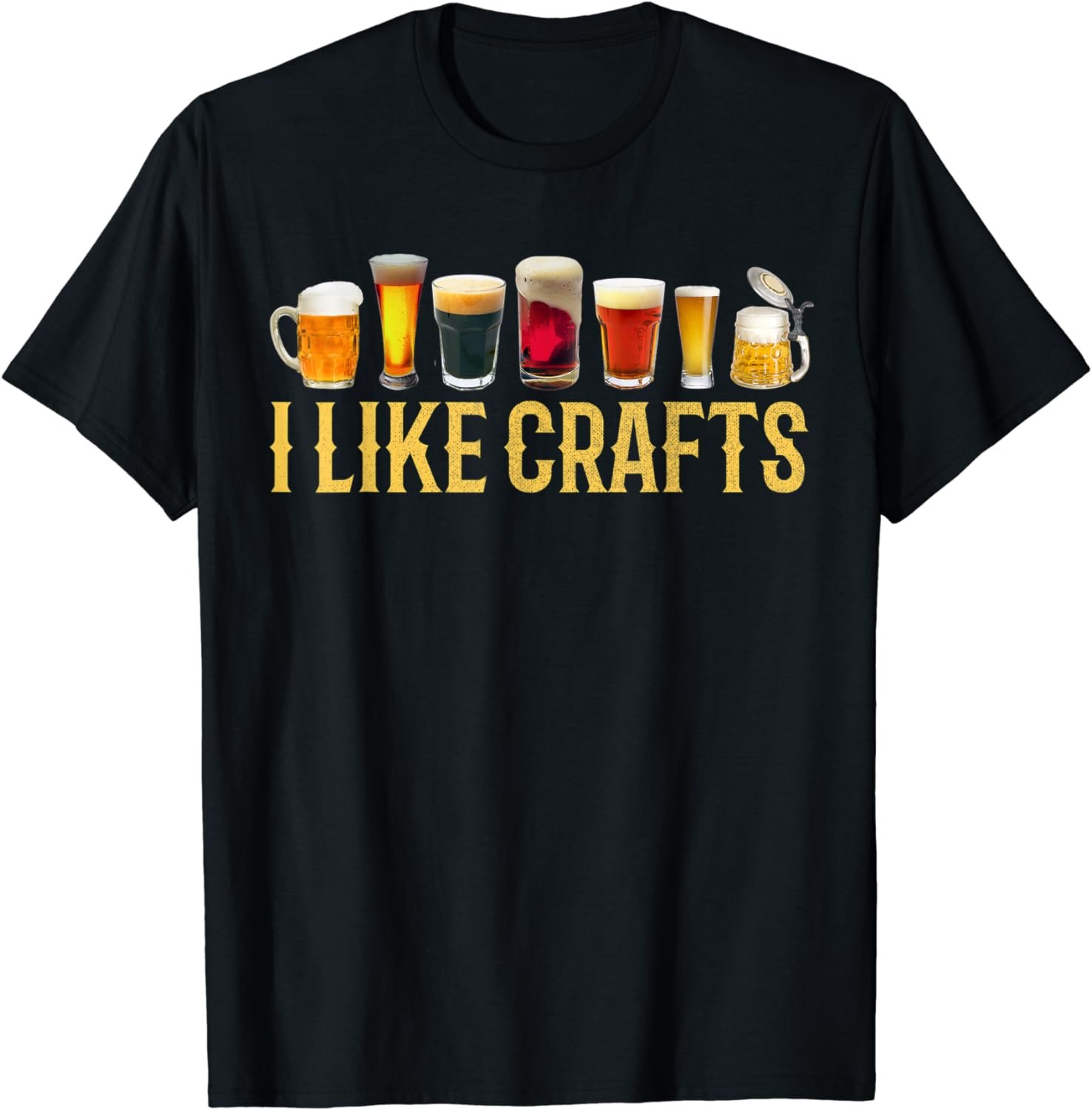 I Like Crafts Beer Microbrew Hops Funny Father's Day Gift T-Shirt