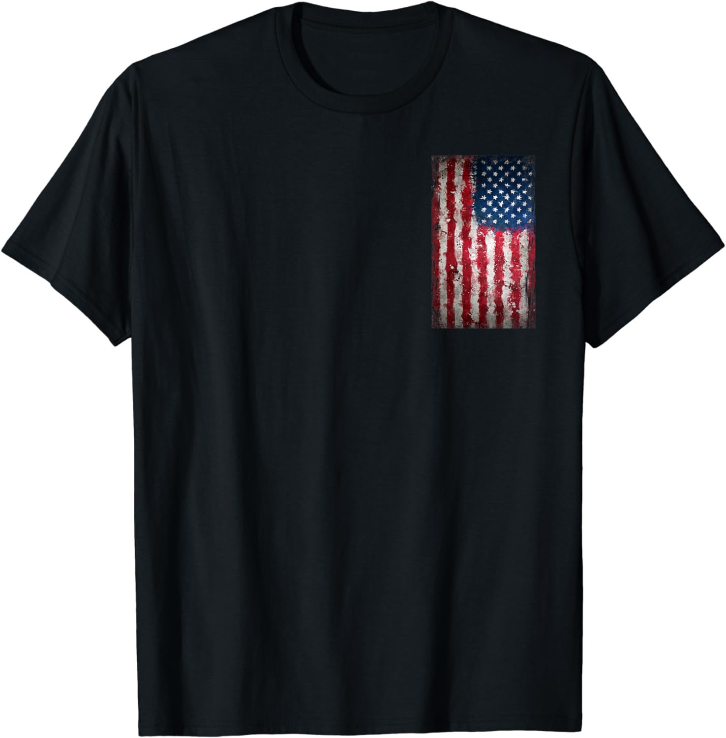 Try Stepping On this Flag Novelty American Flag Shirt