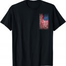 Try Stepping On this Flag Novelty American Flag Shirt